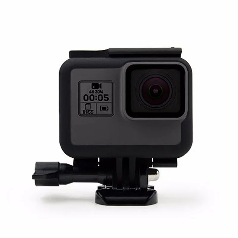 Защитная рамка чехол+ крышка объектива для Gopro Hero 7 6 5 Аксессуары для камеры Верхняя Рамка для камеры защитный чехол для объектива