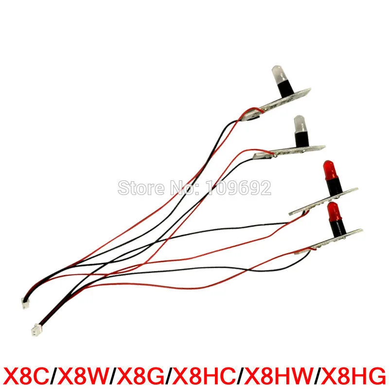 SYMA X8 X8C X8W X8G X8HC X8HW X8HG LED Light RC Quadcopter Drone Красный Зеленый запасные части Аксессуары