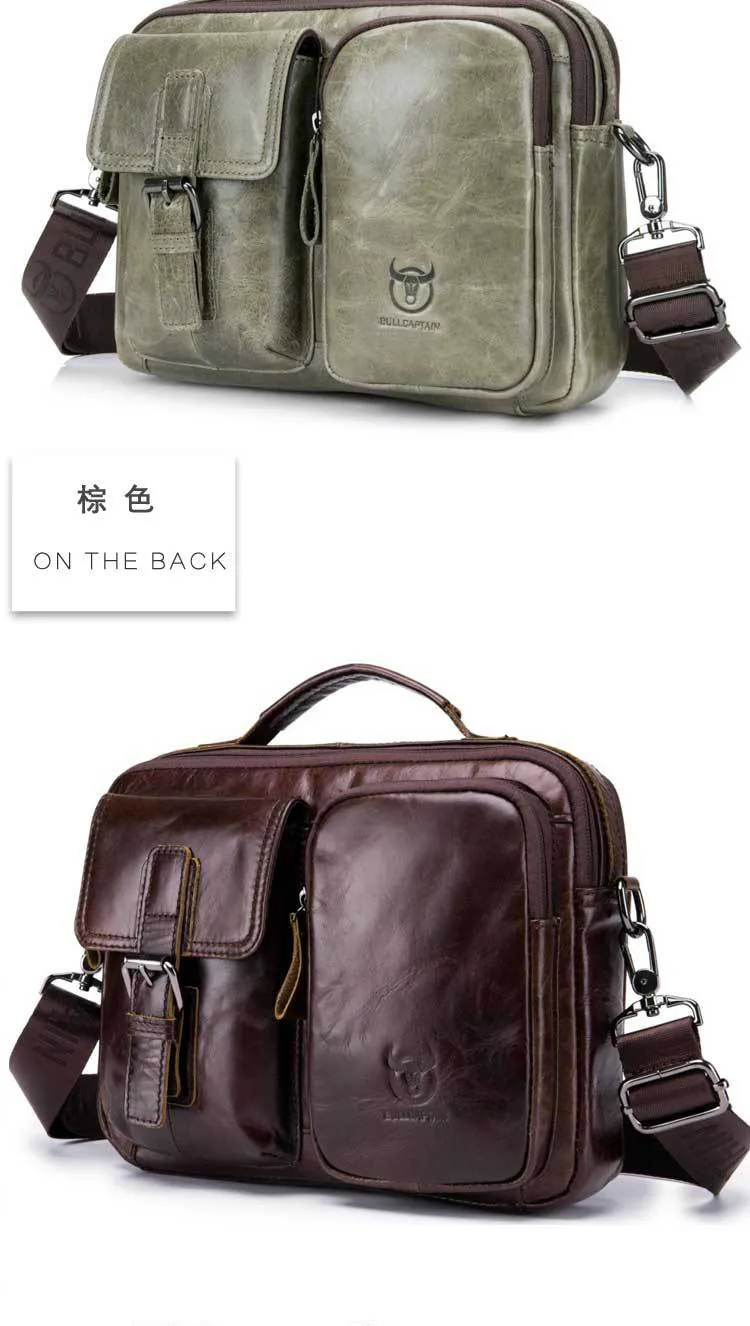 Новинка, мужская сумка на плечо из натуральной кожи, деловая сумка, сумка-мессенджер для отдыха, сумка через плечо, Европейская и американская мода