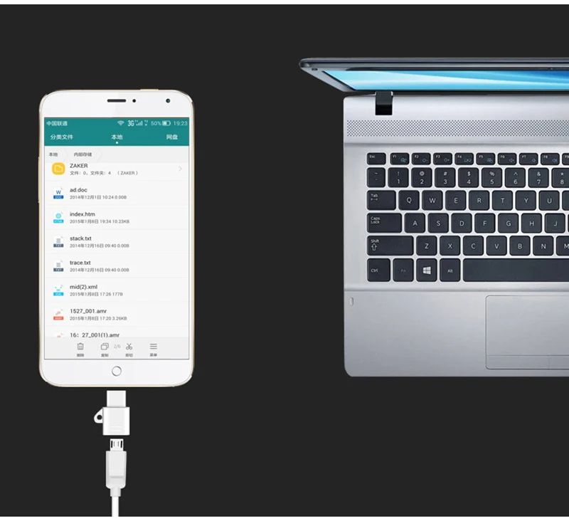 AMEEC Type-C Adapter Micro USB To Type C Adapters Support Charging Data Transmission Adaptateur Tipo C Tiny Adaptadores USB C (4)