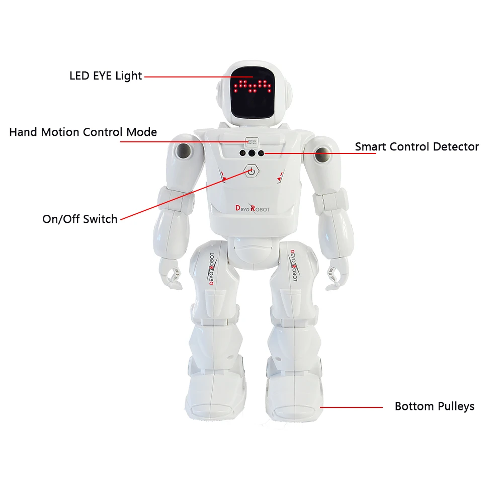 RC2108 RC робот мини умный танцующий робот контроль движения программируемые действия интеллектуальный свет лица звуковые игрушки RC