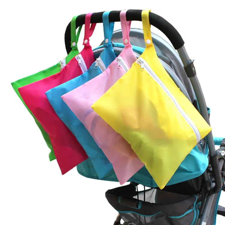 

1PC Colors Portable Waterproof Baby Stroller Nappy Storage Bag Baby Car Hanging Storage Stroller Accessories