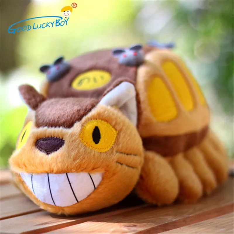 30CM Cute Totoro Soft Plush Doll Animal Toys Kids Animation Bus Stuffed  Kawaii Gift Toys For Children Hayao Miyazaki Animation