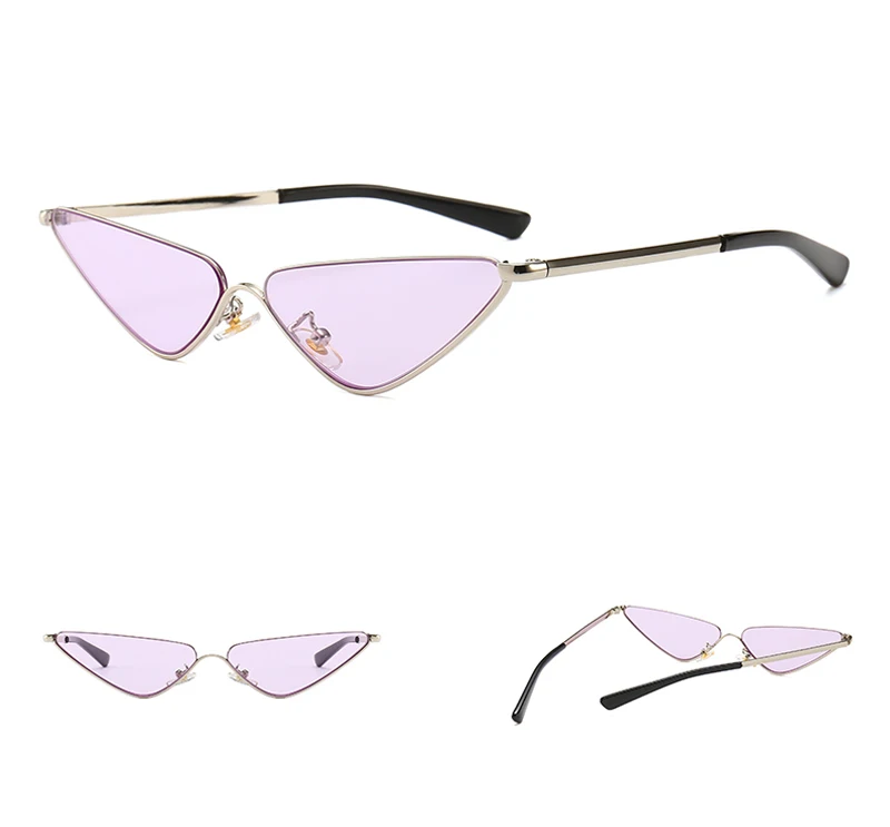 Metal Cat Eye Sunglasses Female detail (6)