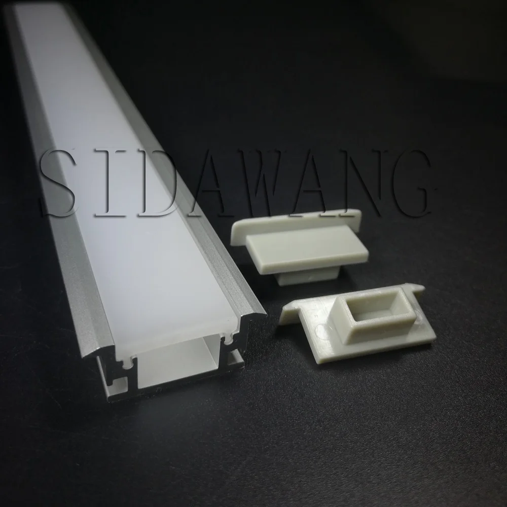 1m/2m/2.5m Waterproof Underground Floor Recessed Led Aluminum Profile SDW047