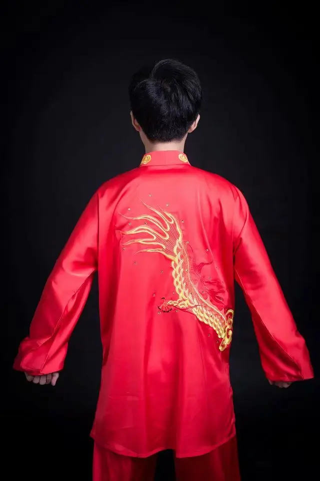 Wushu taichi одежда тайцзи changquan Униформа боевых искусств соревнование вышитая kungfu