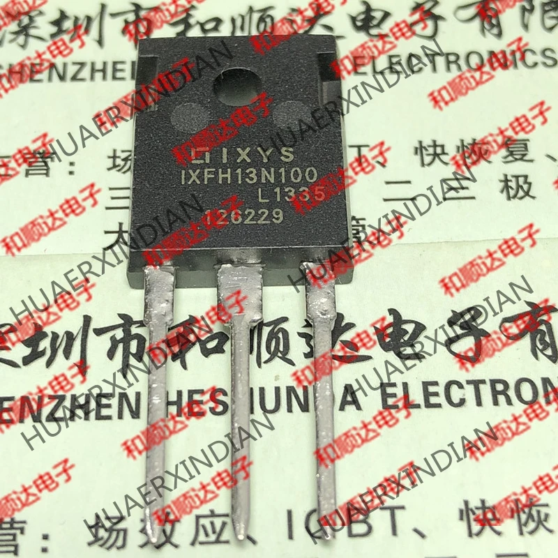 Новый оригинальный IXFH13N100 TO 247 1000 V 12.5A|Индукторы| |