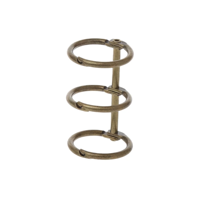 DIY металлический зажим 3 фотоэлемента для блокнота дневника альбома|ring for|rings for