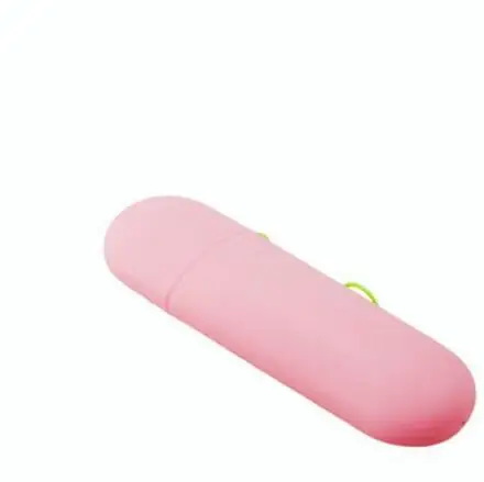 1 шт. портативный дорожный держатель для зубной пасты и щетки крышка чехол бытовые контейнеры чашка открытый держатель аксессуары для ванной комнаты - Цвет: Pink