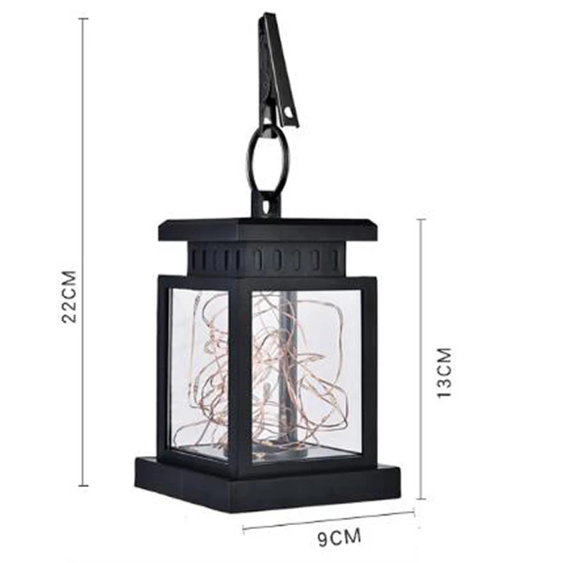 Водостойкий светодиодный солнечный садовый свет наружное освещение подвесная Солнечная струна походный фонарь солнечные огни для