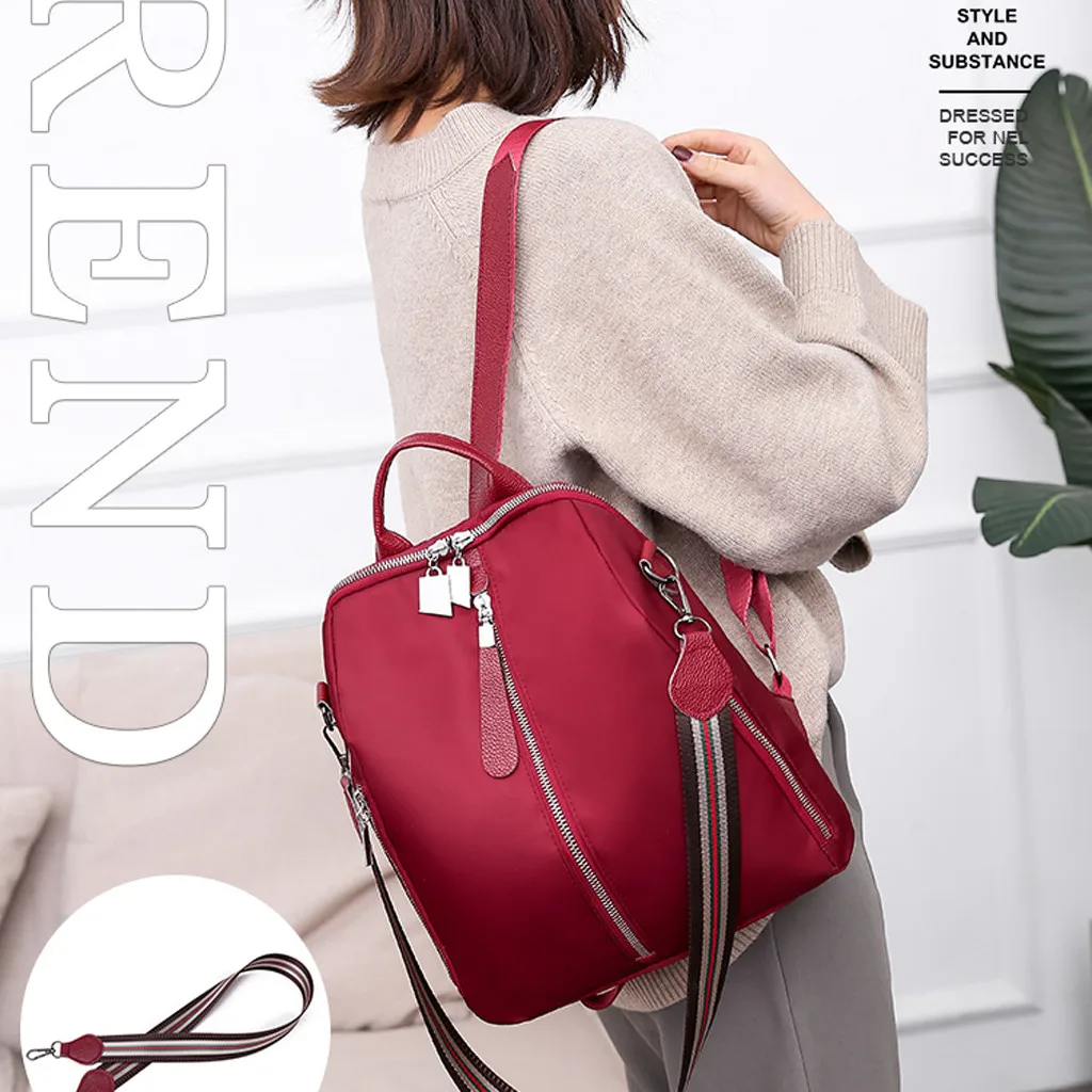 

OCARDIAN Fashion Women Oxford Waterproof Backpack Anti-Theft Large Capacity Stylish Students Soft School Bags mochilas de Jul11