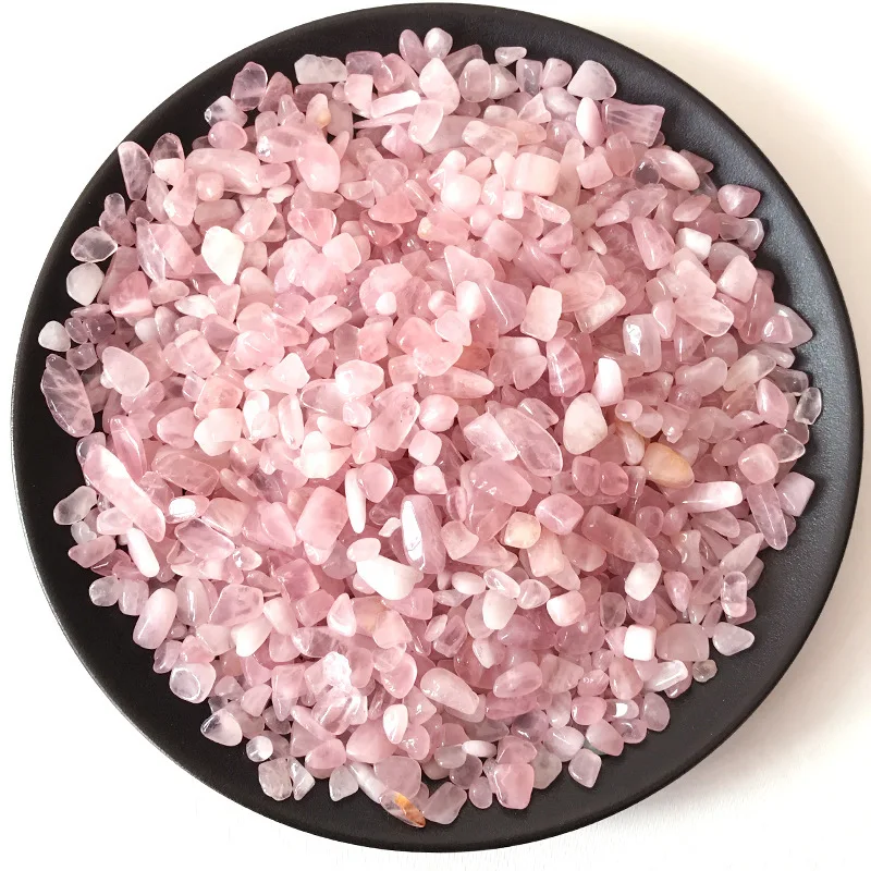 

Natural Pink Rose Quartz Crystal Stone Rock Chips Lucky Healing Natural Stones and Minerals Health Decoration Furnishing article