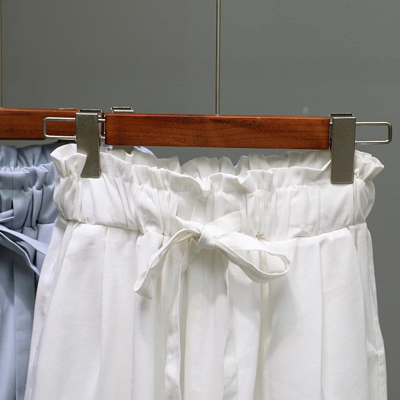 Белые черные шорты женские новые кружевные с высокой талией широкие летние шорты Свободные повседневные Мягкие короткие женские пляжные шорты C5254