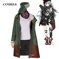 COSREA ร้อนเกม Girls Frontline คอสเพลย์เครื่องแต่งกาย Ump 45G 11 HK 416 แจ็คเก็ตเสื้อกับหมวกผ้าพันคอเครื่องแต่งกายฮาโลวีนปาร์ตี้สำหรับผู้หญิง