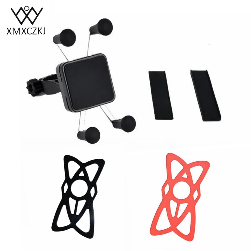 XMXCZKJ Universal X-Grip Cell Phone Bike Motorcycle Mount Stand Mobile Holder Bike Accessories For 