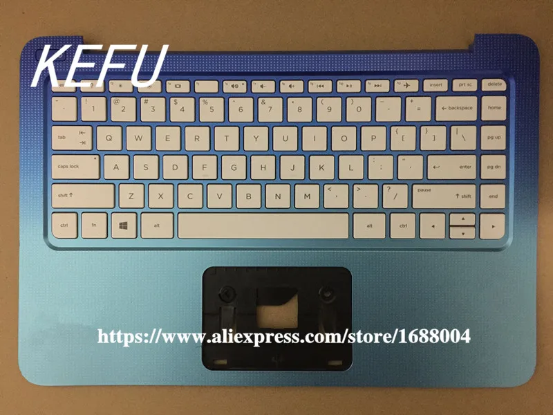 Kefu для HP для потоковых 13-c Упор для рук и клавиатура eay0b003020 eay0b003010 792791-001 792792-001 c В виде ракушки