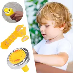 Детские светящиеся игрушки смешная ручная тяга светящийся гироскоп мигающий боевой Топ игрушка