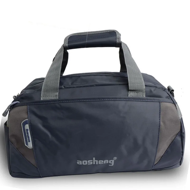 Водонепроницаемая Женская Мужская спортивная сумка для фитнеса, сумки через плечо для путешествий, спорт, йога на улице, коврик, сумка для спорта XA339WA - Цвет: Deep Blue M