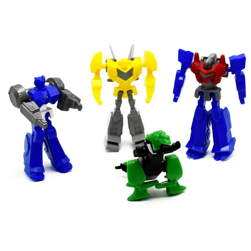 

1PC Kids Plastic Puzzle Robot Model Toys Children Action Figures Educational Toy Boys Birthday Gift Baby Puzzle Toy Random Color