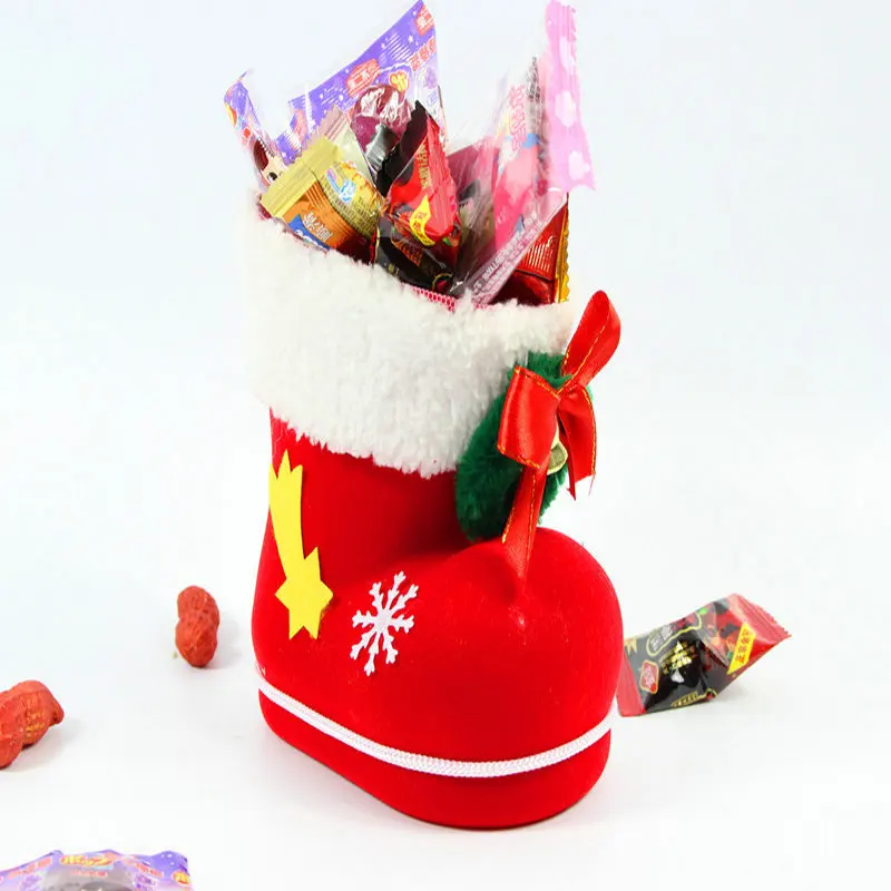 Christmas Stockings Candy Gift Boots Christmas Tree Ornaments Christmas ...