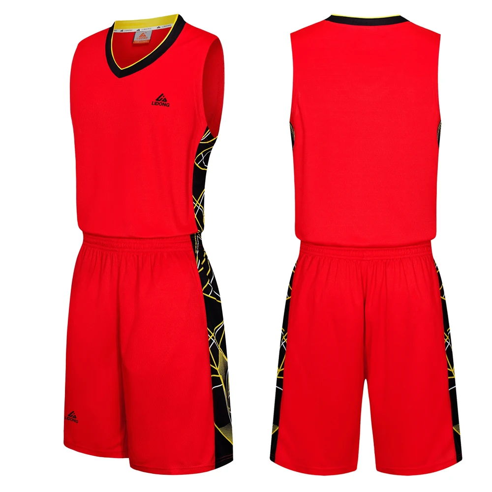 Мужская баскетбольная форма с двойным карманом, спортивная одежда для тренировок, баскетбольные майки, комплекты одежды, рубашка, жилет, костюм без рукавов