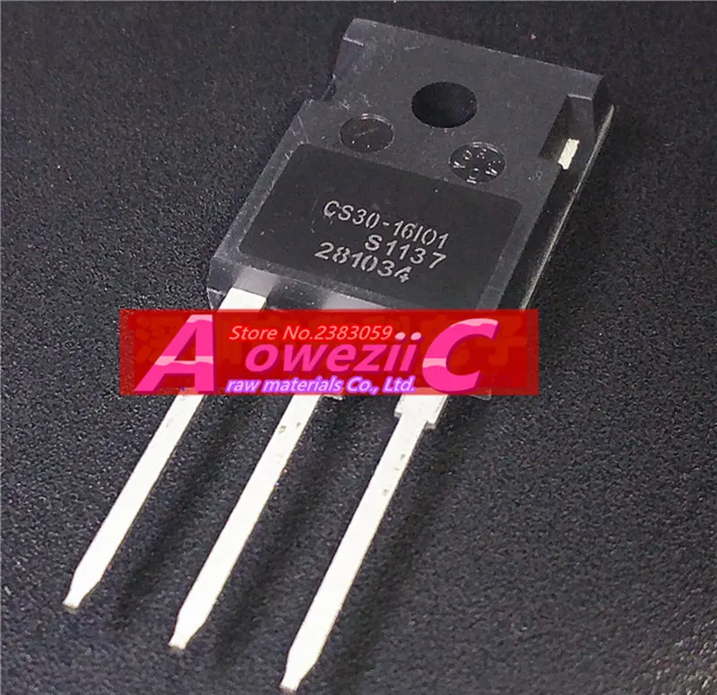 

Aoweziic 100% new imported original CS30-16I01 CS30-161O1 way SCR 48A 1600V TO-3P IC chip