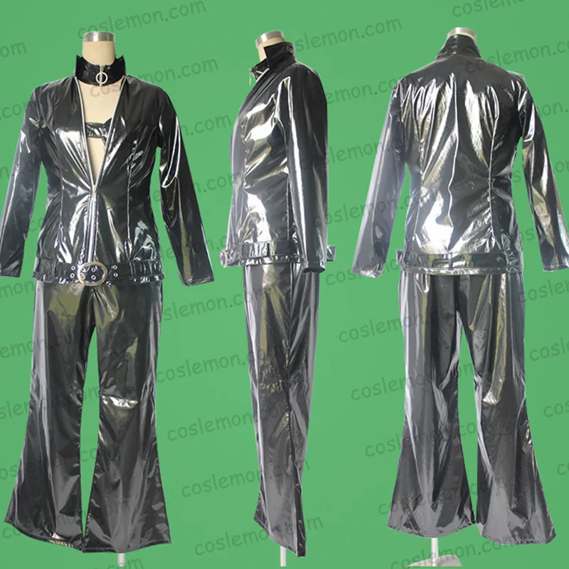 

DEVIL SUMMONER SOUL HACKERS Nemissa Cosplay Costume Halloween Uniform Outfit Bra+Jacket+Pants+Neck Custom-made