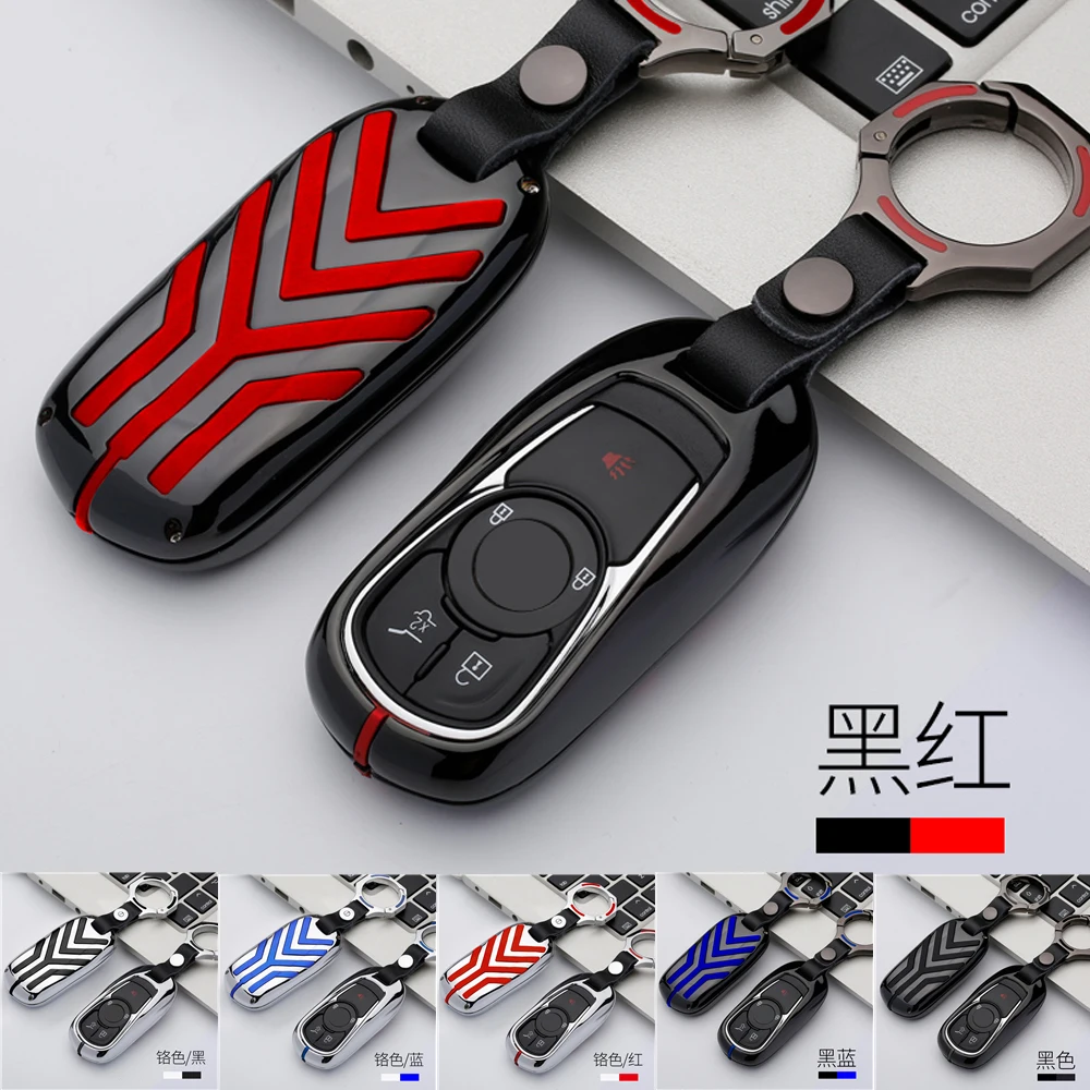 

Zinc alloy Protection Car Key Case Cover for OPEL Astra Buick ENCORE ENVISION NEW LACROSSE Rings Protect Shell Car Styling