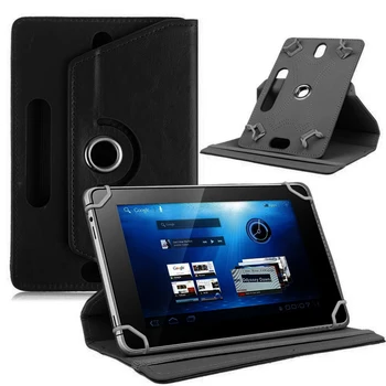 

Gligle Free Shipping 100pcs/lot 360 Degree Rotating Universal Tablet Case Cover 9" Android Universal 9 inch Tablet Case