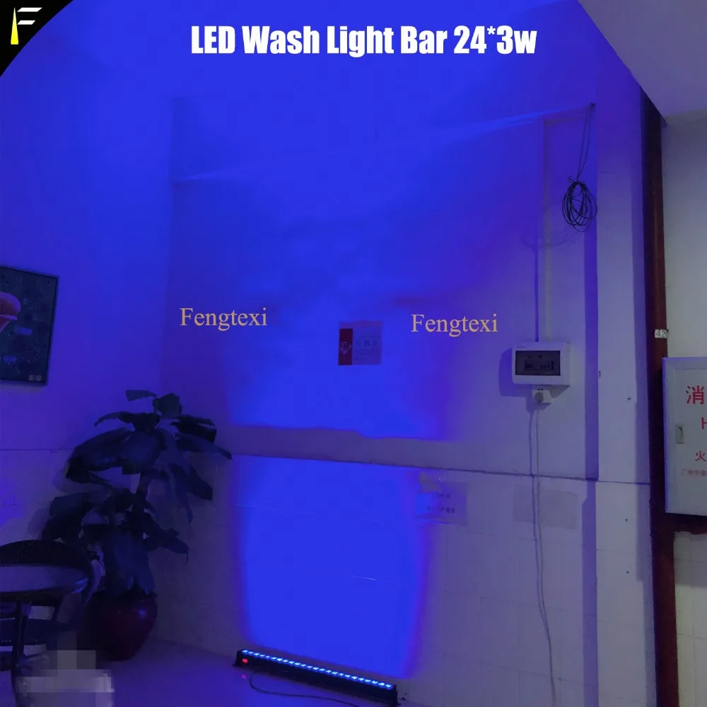 Светодиодный светильник для промывки лампа 3 Вт 24 светодиода RGB в 1 сценическое
