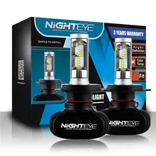 Nighteye Auto Lighting H4 9003 HB2 50W 8000LM Car Headlight Fog font b Lamps b font