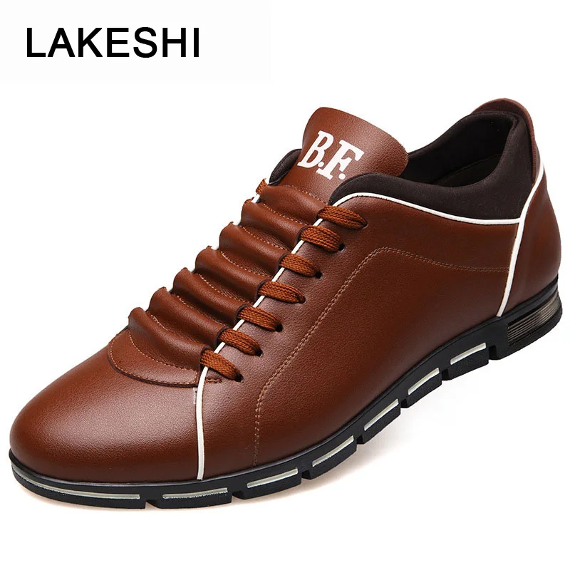 Men Shoes Fashion man casual shoes Loafers Quality Leather Shoes Men Vulcanize Shoes Men Flats Chaussure Homme Plus Size 37-50