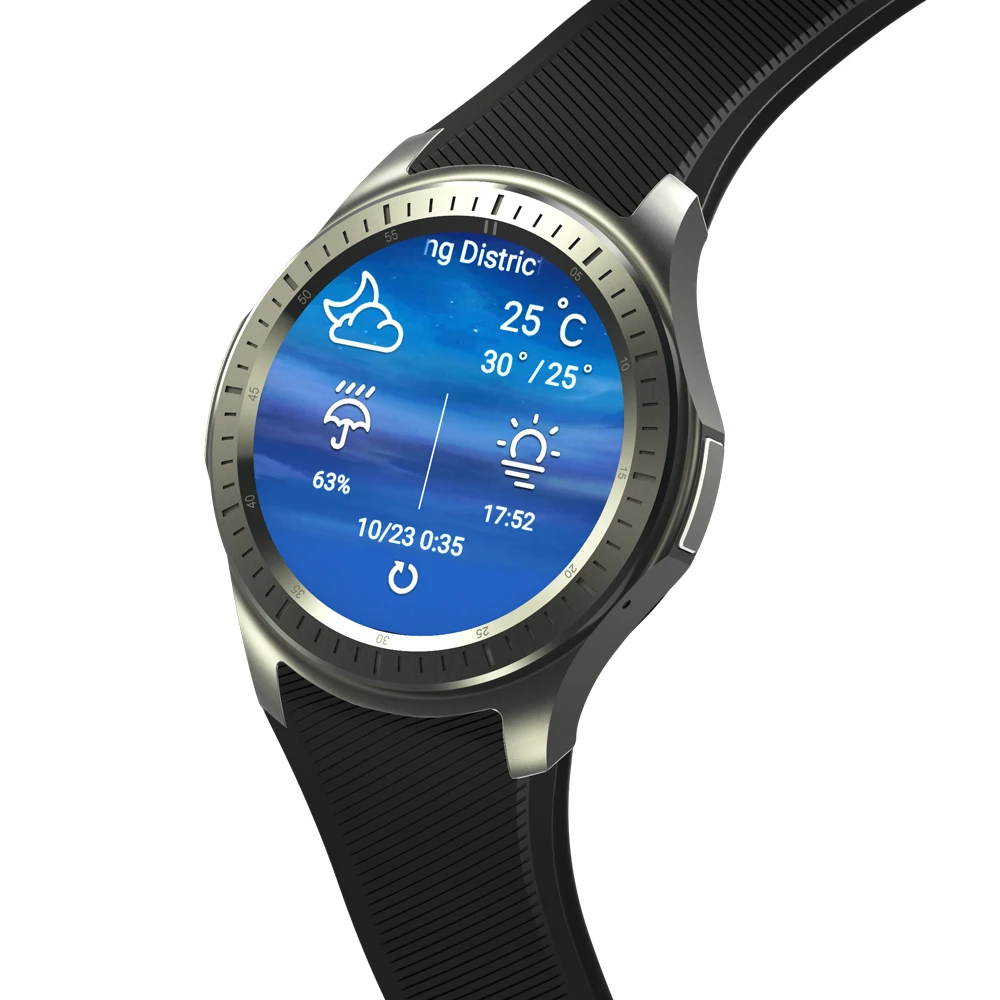 

Android Smart Watch SmartWatch 3G DM368 WristWatch 1.39" AMOLED Display Quad Core Bluetooth 4.0 Heart Rate Monitor vs LF16