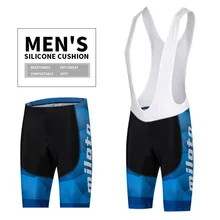 MILOTO команда гоночный Спорт Велоспорт нагрудник шорты мужские Coolmax 3D гель мягкий mtb Raod велосипед шорты ударопрочный дышащий велосипед