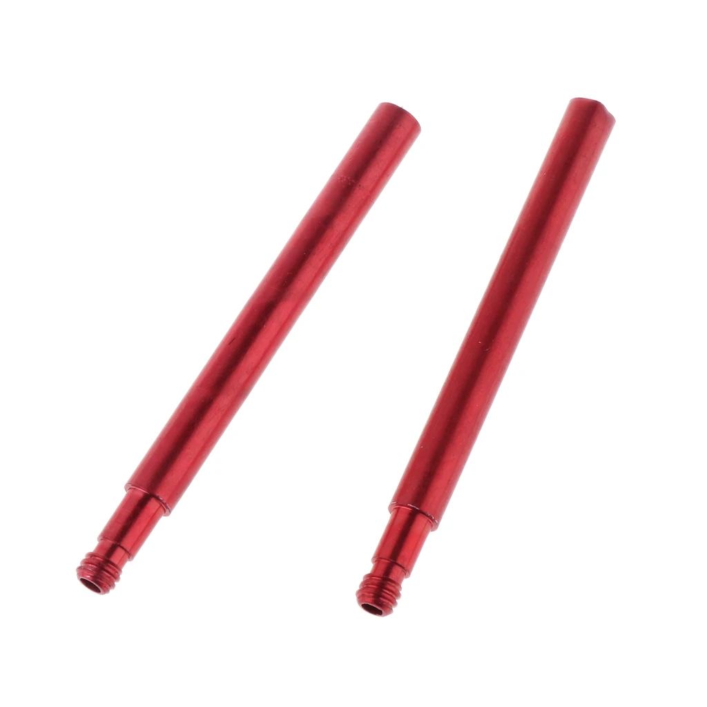 2pcs Bike Bicycle 70mm 2.76'' Alloy Presta Valve Extender French-Valve Adapter Extension Tube Accessories