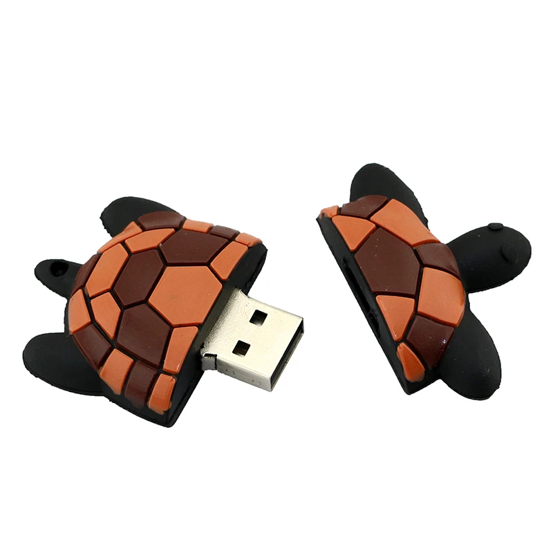 USB Flash Drive Tortoise Pen Drive 4GB 8GB 16GB 32GB 64GB 128GB Cartoon Animal Turtle USB Flash Pendrive Memory Stick Disk Gifts usb 2.0 flash drive USB Flash Drives