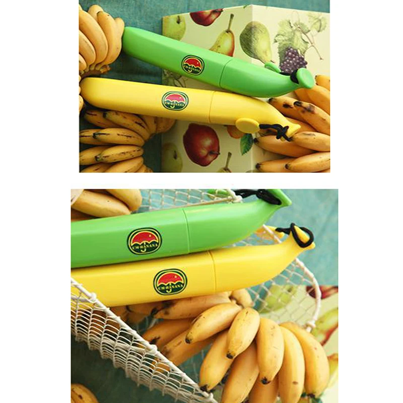 Cute Children Banana Umbrella Pongee Fashion Small Windproof Waterproof Women Men Umbrellas Sunny Rainy Travel Pocket Parasol