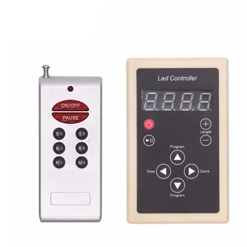 

DC 12 V sueno Controlador LED de Color Modo de 133 colores magia RGB LED RF Control remoto para WS2811 1804 1903 IC LED Strip