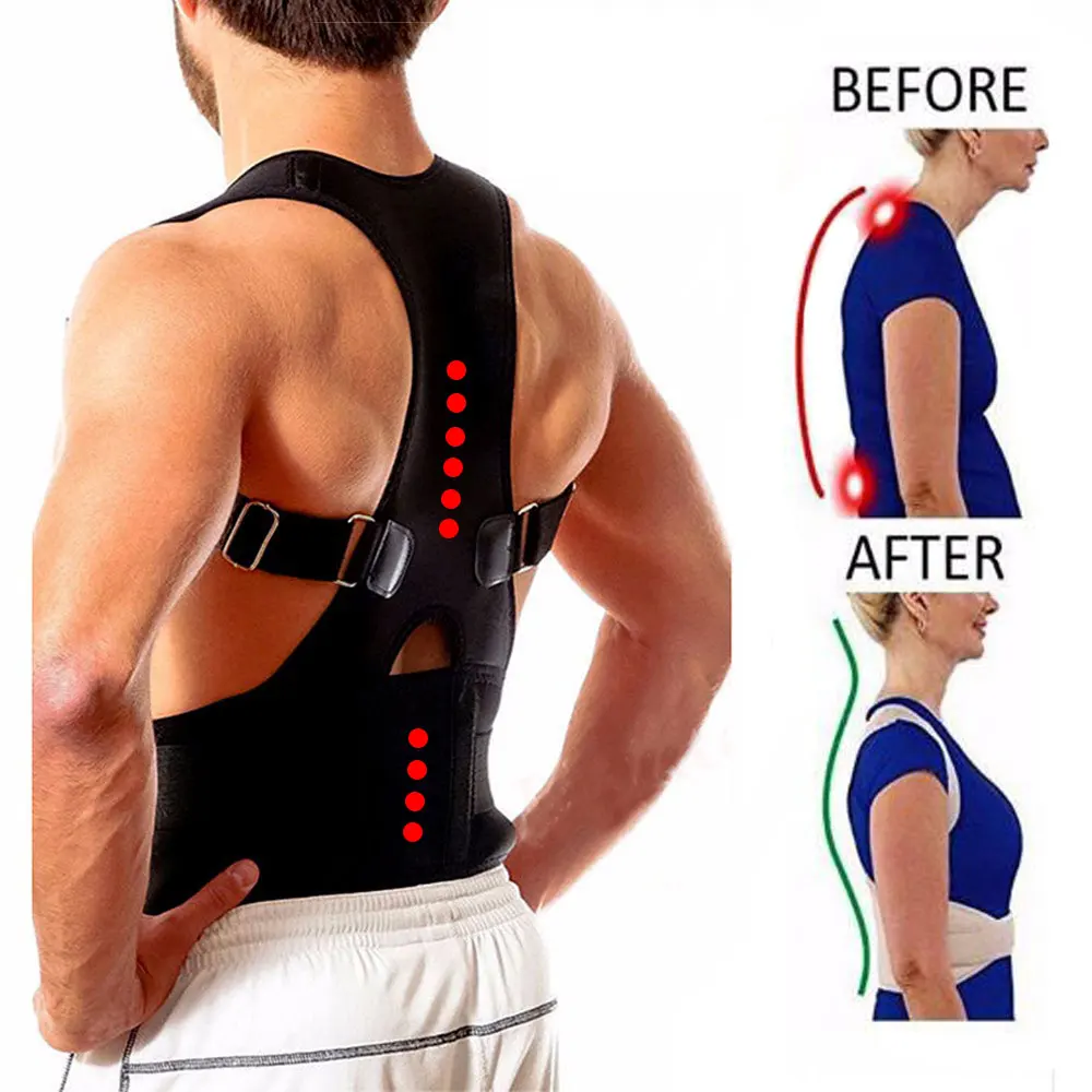 

AOFEITE Adjustable Adult Posture Corrector Corset Back Support Belt Shoulder Brace Strap for Improving Round Shoulder Hunchback