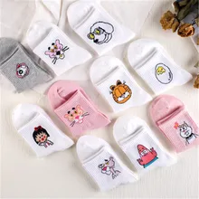 Girls Socks Cute Elegant Lovely Cartoon Sweet Cotton Women Socks Animals Character Casual Short Socks Girls Socks Cute Elegant Lovely Cartoon Sweet Cotton Women Socks Animals Character Casual Short Socks