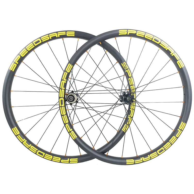 

29er 27.5er MTB AM ENDURO carbon wheels 650B 36mm asymmetric 28mm deep 60T LOUD NOISE clincher tubeless wheelset 24H 28H UD 3K