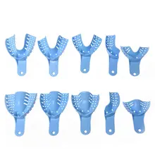 Denral Oral Dentistry Clinic 30pcs Assorted Perforated Plastic Dental Denture Impression Trays Full Sizes