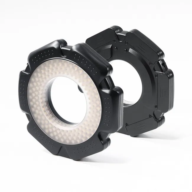 Светодиодный кольцевой светильник Selens с регулируемой яркостью 160 чипов светодиодный светильник для DSLR DV видеокамеры Видео 5600K адаптер для объектива кольцевая лампа