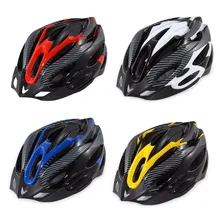 Casco de protección para bicicleta casco de seguridad en bicicleta moldeado integrado casco exterior con cubierta de espuma absorbente de impacto