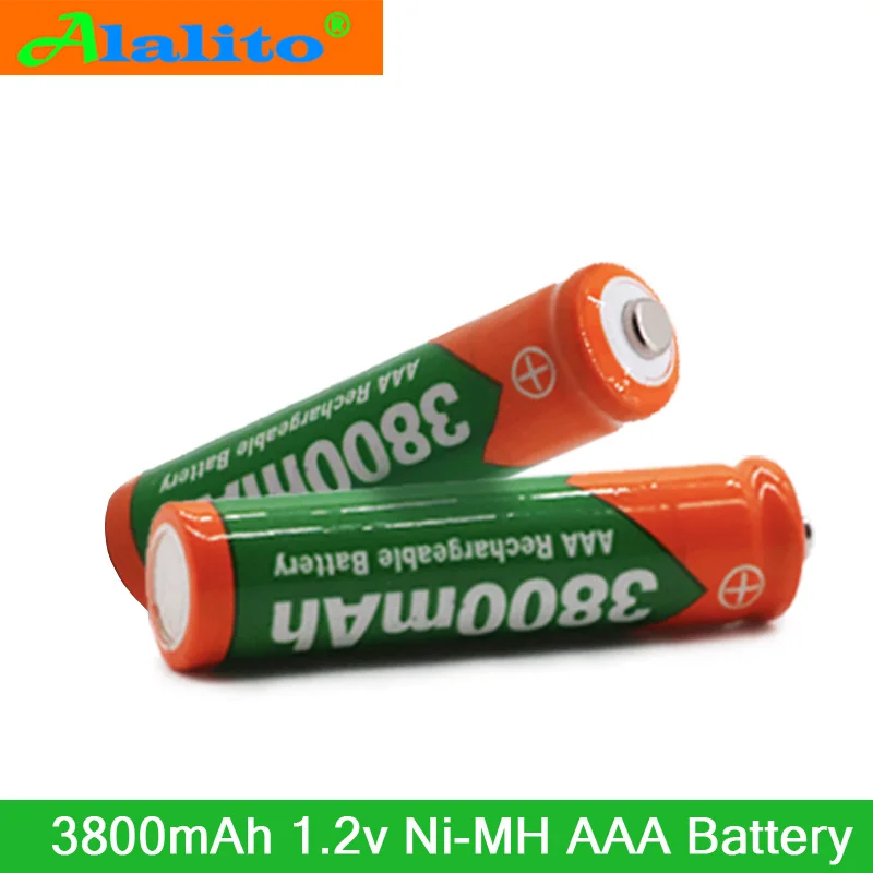 4 20 шт Alalito Новая батарея AAA 3800 mAh перезаряжаемая Ni MH 1 2 V для часов мышей компьютеров