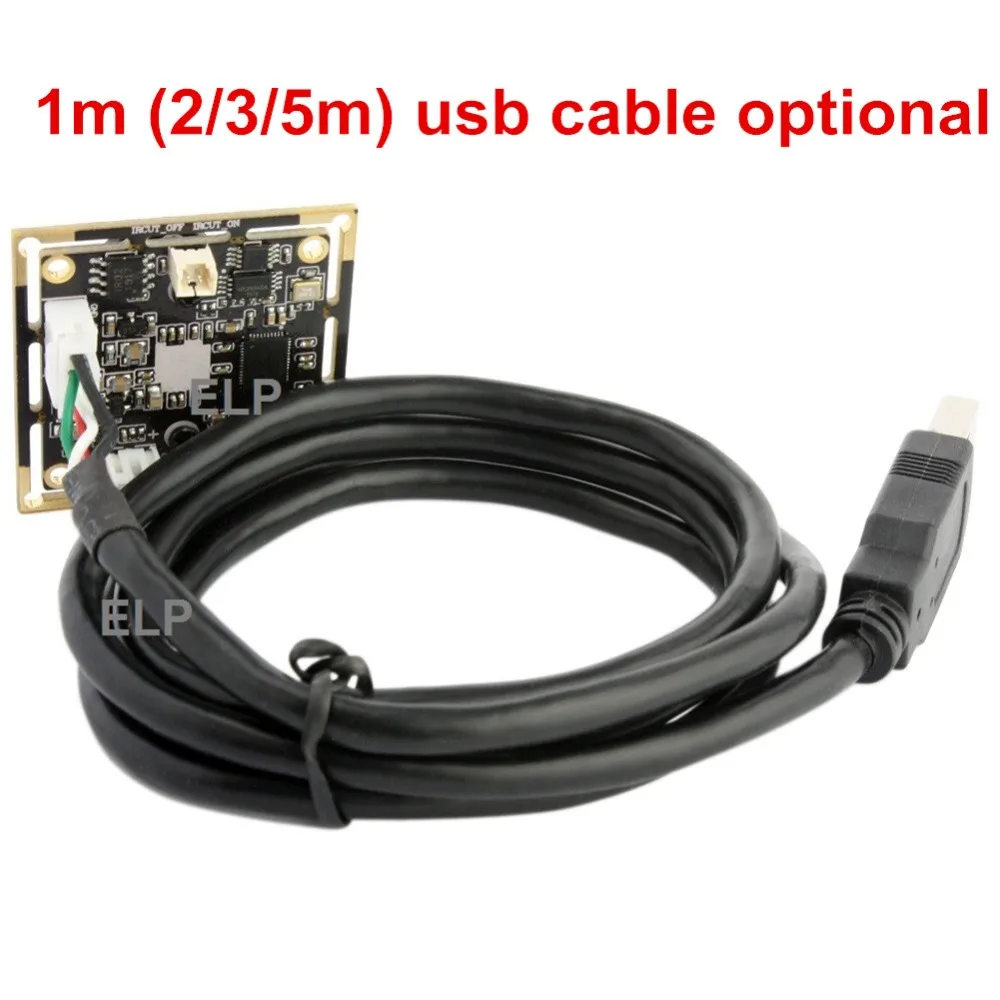 Модуль камеры ELP 720p Hd UVC H.264 USB с аудио микрофоном для Android Windows ноутбука Linux Raspberry