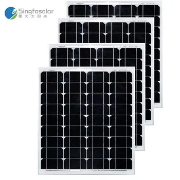 

Grade A Fotovoltaic Panel 18v 50w 4 Pcs Modules Solar 48v 200w 12v Solar Charger Camping Solar System Caravan Car Motorhome
