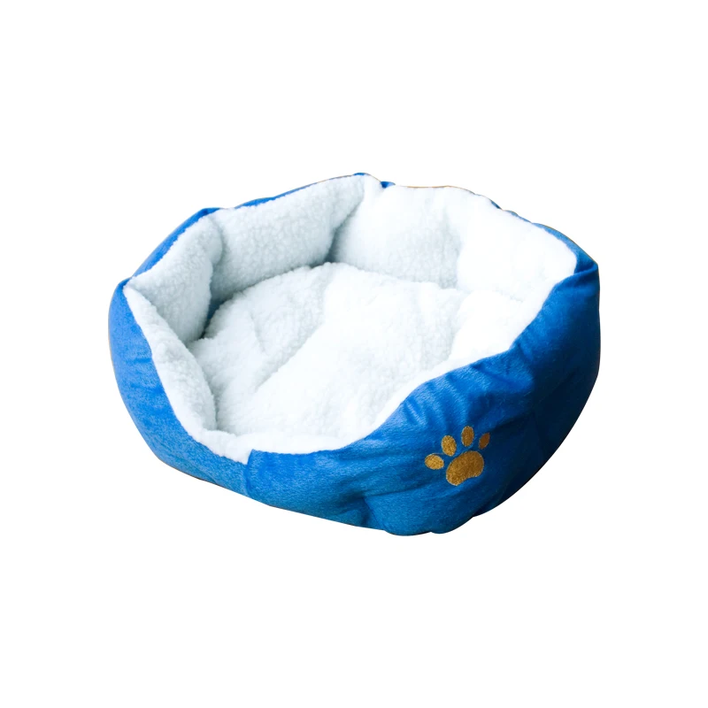 Кровати для щенков! Лидер продаж! Кровати для собак/кошек/кроликов [размер-M] 45*42*12 см-5 цветов корзина для домашних животных - Цвет: Blue