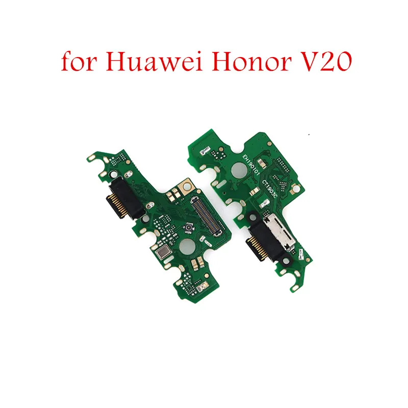 

for Huawei Honor View 20 USB Charger Dock Connect Earphone Jack Connecting Charging Flex Cable Repair Spare Parts Test QC