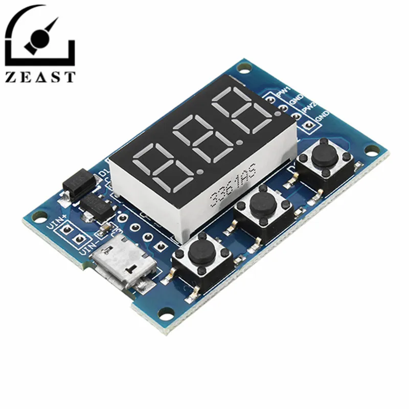 

2 Channel PWM Generator Module Pulse Frequency Cycle Adjustable Square Wave Rectangle Signal Generator 5-30V
